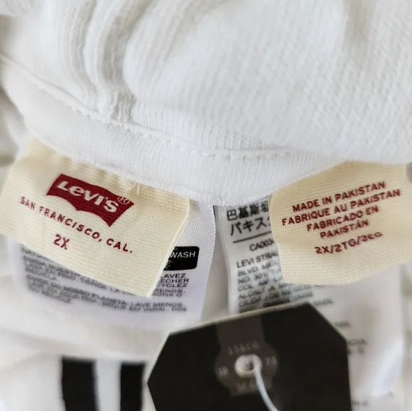 Levi's Women's Cropped Happy Strawberry Prism Hoodie Size 2X - Picture 5 of 11